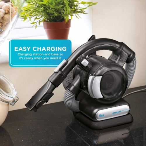 Black and decker cordless lithium flex hand vacuum reviews best sale