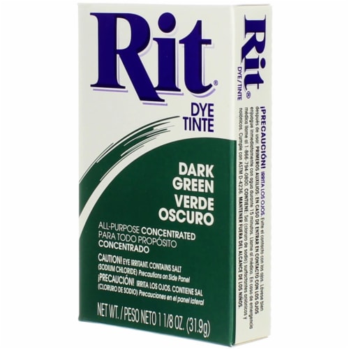 Rit All Purpose Powder Dye - Dark Green Perspective: right