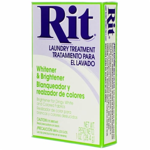 Rit Dye Laundry Treatment Whitener Brightener 8 oz, 3 Pack