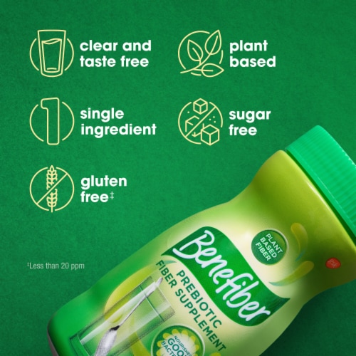 Benefiber Fiber Digestive Health Supplement Powder Perspective: right