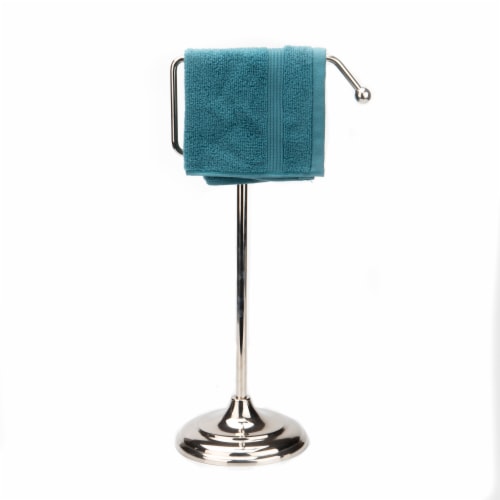 Mind Reader Freestanding Decorative Towel Stand - Silver Perspective: right