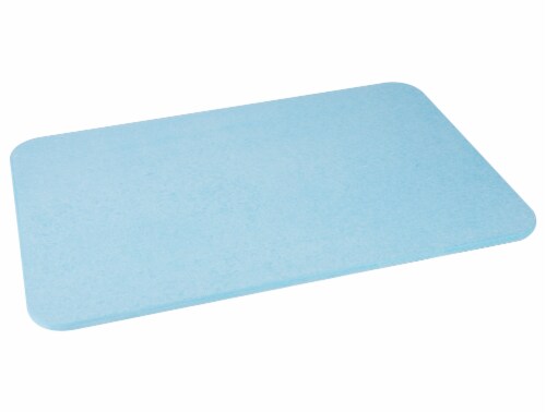 Mind Reader Diatomite Fast Drying Bath Mat - Blue Perspective: right