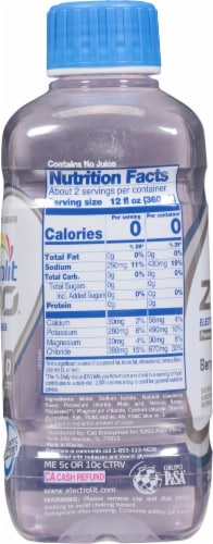 Electrolit™ Zero Berry Blast Electrolyte Beverage Perspective: right
