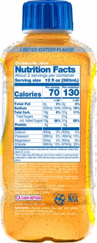 Electrolit® Premium Hydration Mango Sports Drink Bottle Perspective: right