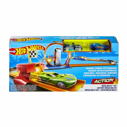 Coffret de 10 voitures Hot wheels Mattel Modèle aléatoire