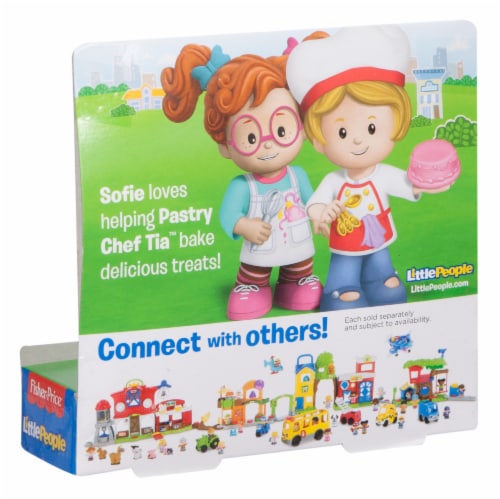 Fisher-Price® Pastry Chef Tia™ & Sofie Little People Figures Perspective: right