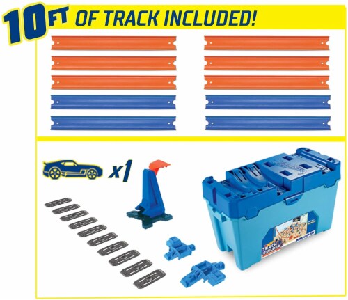 Hot Wheels Track Builder Triple Loop Stunt Loops Hot Wheels 1:64 scale  Vehicles