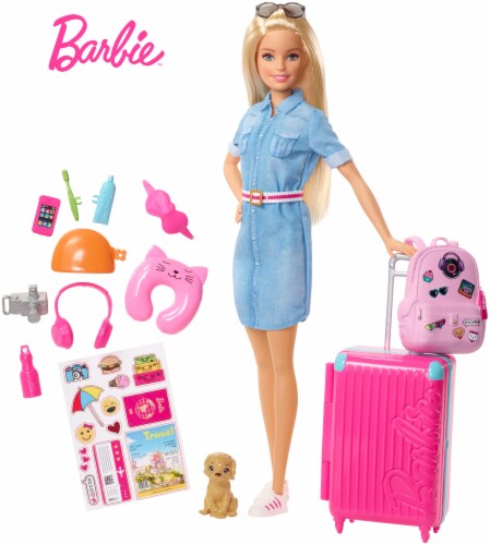 Mattel Barbie® Travel Doll & Accessories Perspective: right