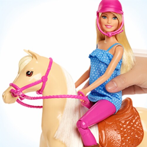 Mattel Barbie Doll and Horse Perspective: right