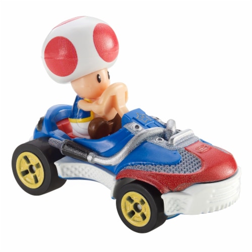 Mattel® Hot Wheels® Mario Kart™ Toad Sneeker Toy Vehicle Perspective: right