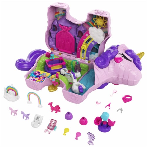 Mattel Polly Pocket Unicorn Party Playset, 1 ct - Baker's