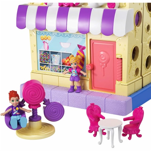 Pollyville Candy Store with 4 Floors, 2 Dolls and 5 Accessories Perspective: right