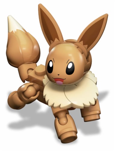 Mega Construx™ Evergreen Pokeball Figure - Eevee Perspective: right