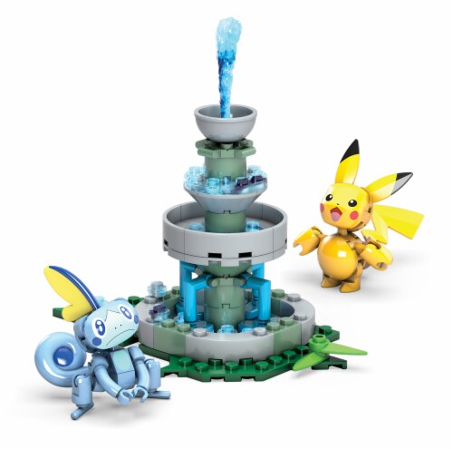 Mega Construx Pokemon Pikachu vs Sobbel Construction Set with character  figures, Building Toys for Kids (124 Pieces)