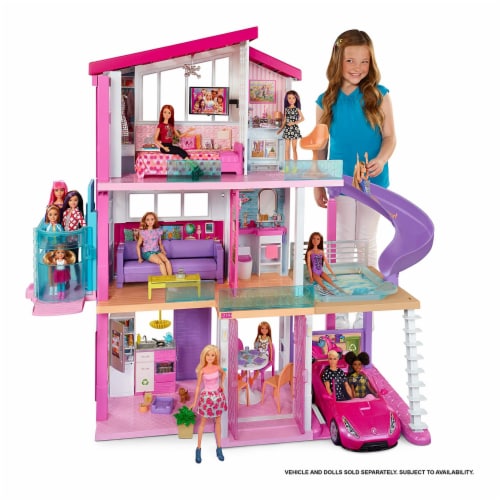 Barbie Dreamhouse Doll House Playset, House with accessories - Macy's