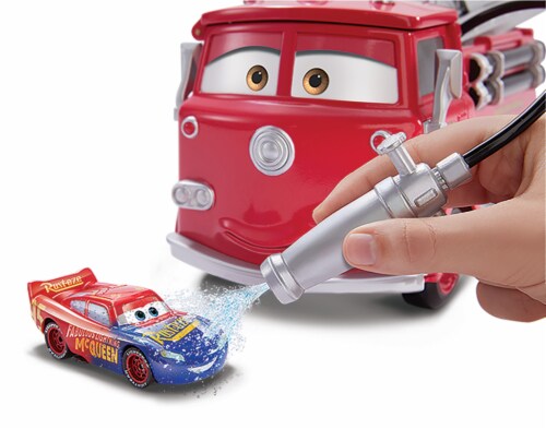 Disney cars - vehicule flash mcqueen, vehicules-garages