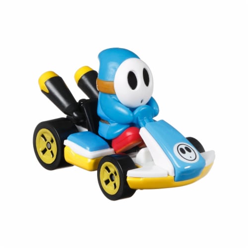 Mattel® Hot Wheels® Mario Kart™ Light-Blue Shy Guy Standard Kart Vehicle Perspective: right