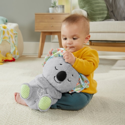 Fisher-Price Soothe 'n Snuggle Koala, Musical Plush Baby Toy with Realistic Breathing Motion Perspective: right