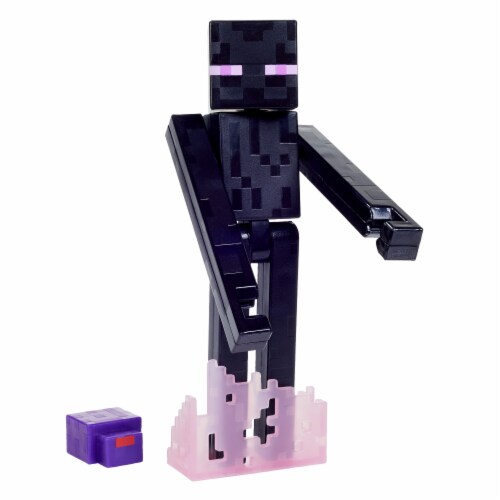 Mattel Minecraft Biome Builds Enderman Figure Perspective: right
