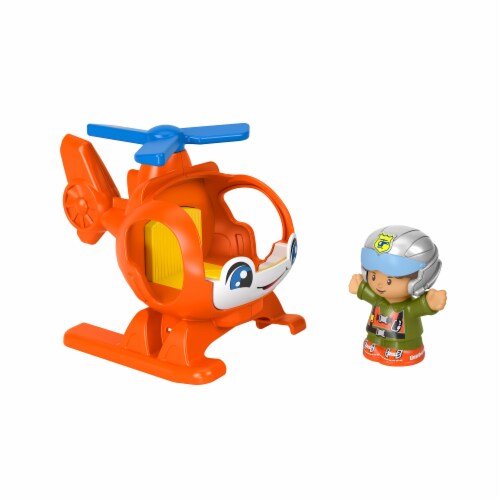 Fisher-Price® Little People® Push-Along Helicopter Toy Perspective: right