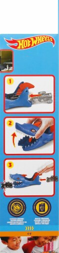 Mattel Hot Wheels Shark Launcher and Car Perspective: right