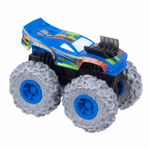 Mattel Hot Wheels Monster Trucks Twisted Tredz™ Rodger Dodger™ Truck Perspective: right