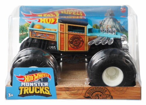 Mattel Hot Wheels Monster Trucks Boneshaker Vehicle Perspective: right