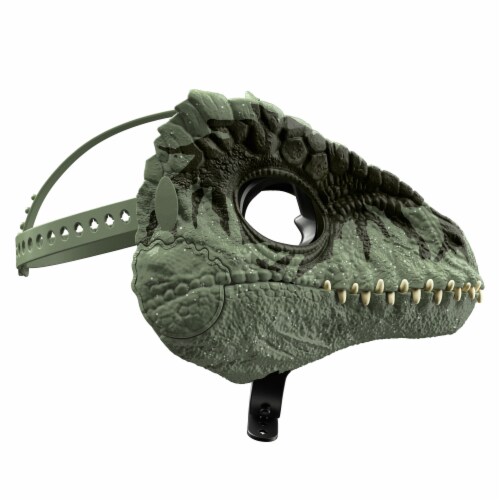 Mattel® Jurassic World Velociraptor Blue Dinosaur Mask Perspective: right