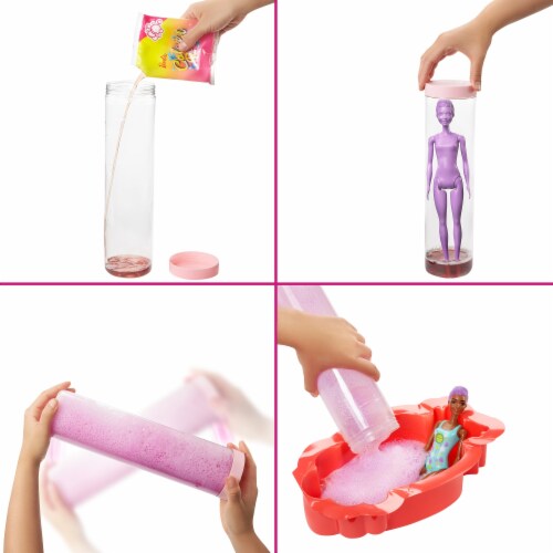 Mattel Barbie® Strawberry Surprise Color Foam Reveal Doll Perspective: right