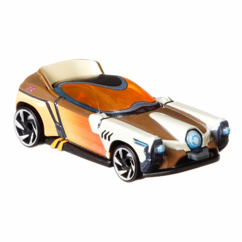 Mattel Hot Wheels Overwatch Tracer Character Car Perspective: right
