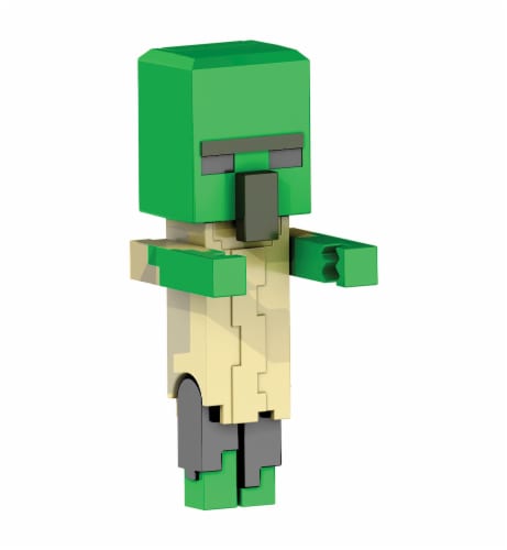 Mattel Minecraft Legends Badger Zombie Figure Perspective: right