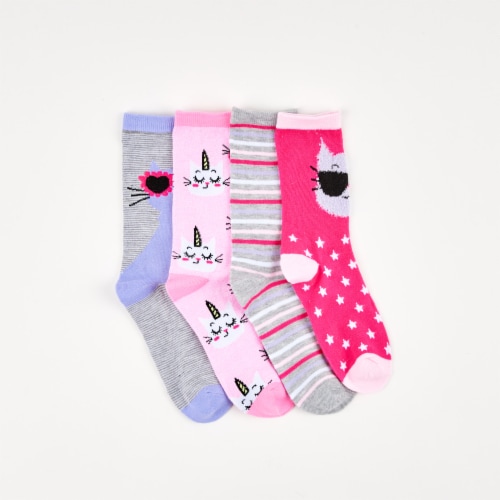 Dip® Kids Girl Casual Crew Socks Perspective: right