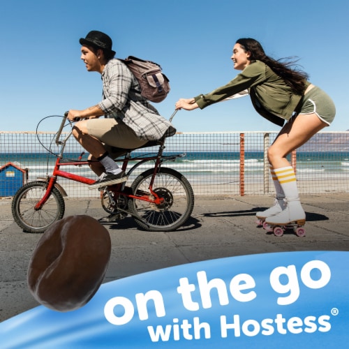 Hostess® Donettes® Single-Serve Chocolate Frosted Mini Donuts Perspective: right