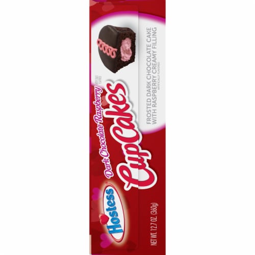 Hostess® Dark Chocolate Raspberry CupCakes Perspective: right