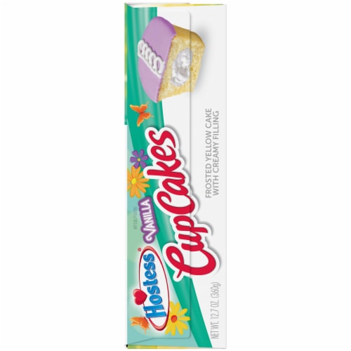 Hostess® Limited Edition Spring Vanilla CupCakes Perspective: right
