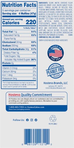 Hostess® Chocolate Chip Mini Muffins Perspective: right