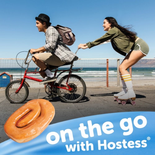 HOSTESS Jumbo Glazed Honey Bun, Single Serve Perspective: right