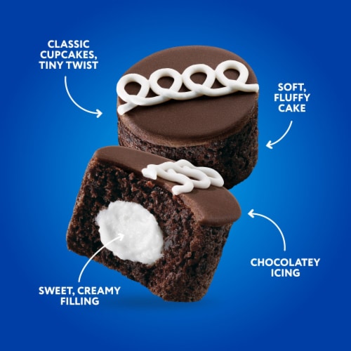 Hostess Cupcakes Minis, Chocolate Snack Cakes Perspective: right