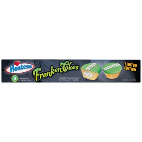 HOSTESS FrankenCakes, Halloween Cupcakes, Trick or Treat Pack Perspective: right