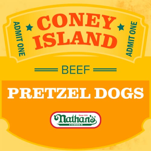 Nathan's Famous Coney Island Beef Bagel Dogs, 4ct Perspective: right