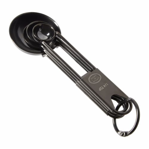 Dash of That® Stainless Steel Measuring Spoons Perspective: right