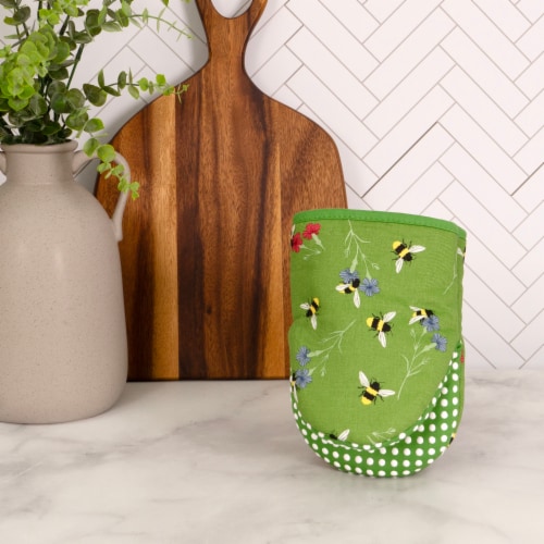 Everyday Living Grabber Oven Mitt - Bees Perspective: right