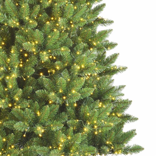Holiday Home 7.5' Verona Fir Tree Christmas Decor - Clear Fairy Lights Perspective: right