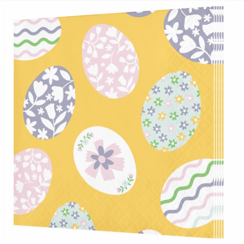 Holiday Home® Easter Eggs Beverage Napkins Perspective: right