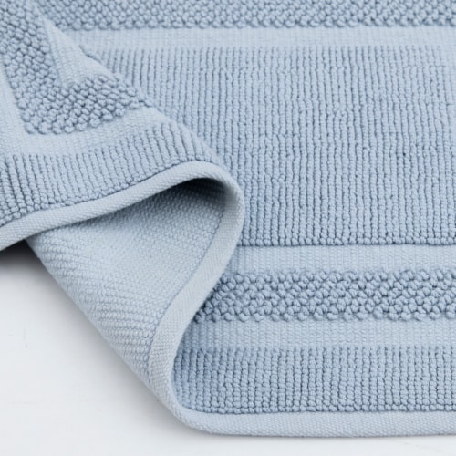 HD Designs Antimicrobial Bath Rug - Blue Perspective: right
