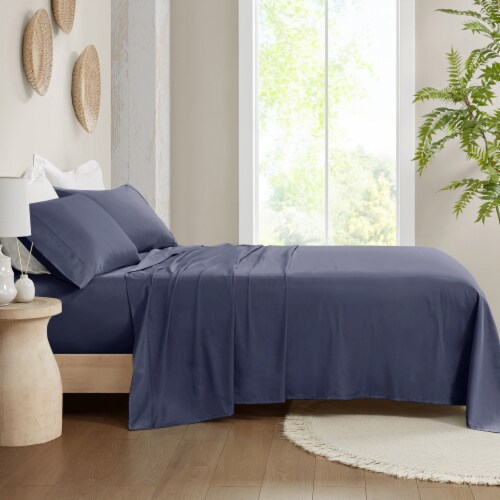 HD Designs 300 Thread Count Sheet Set Queen - 4 Pack Dark Blue Perspective: right