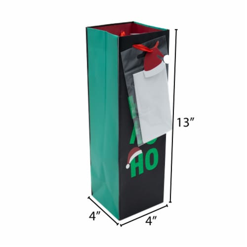Holiday Home Ho Ho Ho Wine Bag Perspective: right