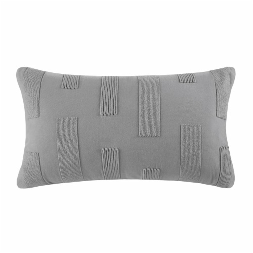 HD Designs Cotton Pillow- Grey Perspective: right