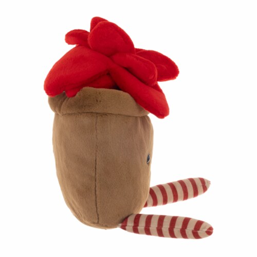 Holiday Home Poinsetta Character Plush Perspective: right
