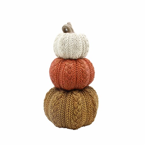 Holiday Home Stacked Pumpkins Halloween Décor - Assorted Perspective: right